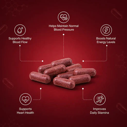 Pure Beetroot Capsules - Nitric Oxide Booster