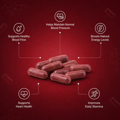 Pure Beetroot Capsules - Nitric Oxide Booster