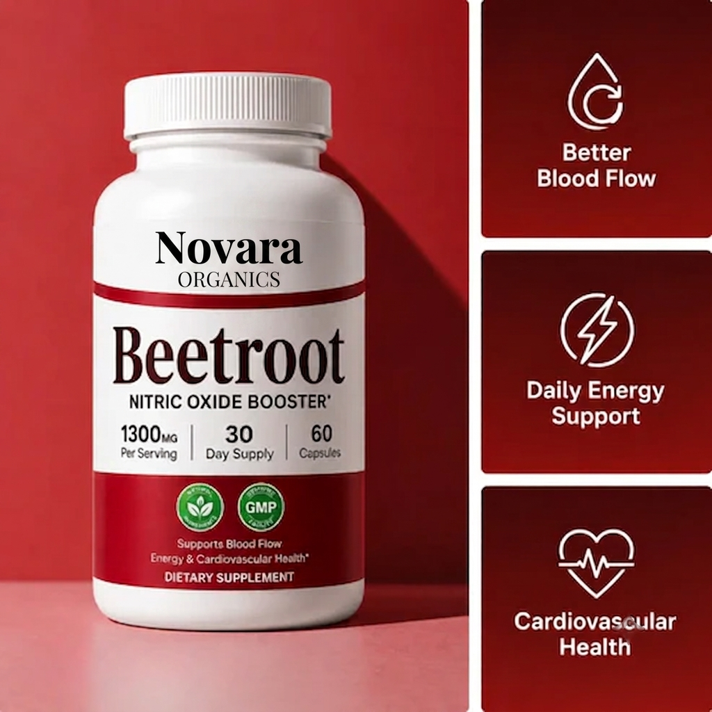 Pure Beetroot Capsules - Nitric Oxide Booster