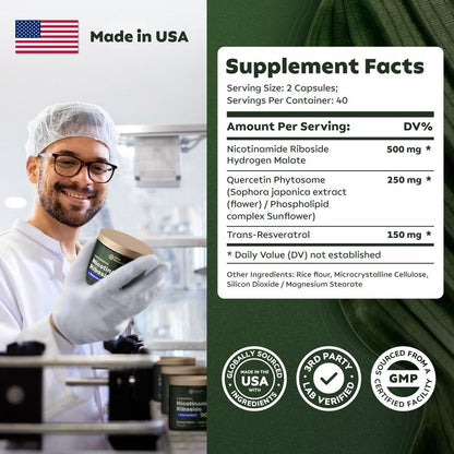 NAD+ Nicotinamide Riboside Capsules