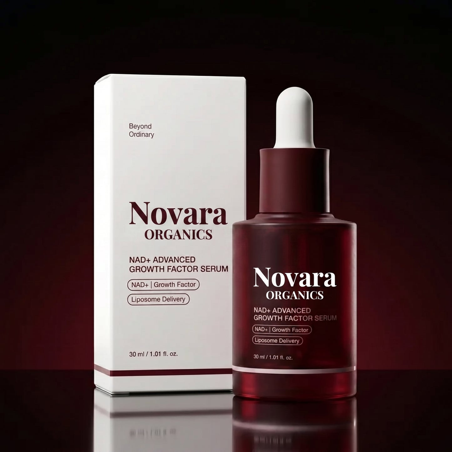 Novara's Korean NAD+ Anti-Aging Serum